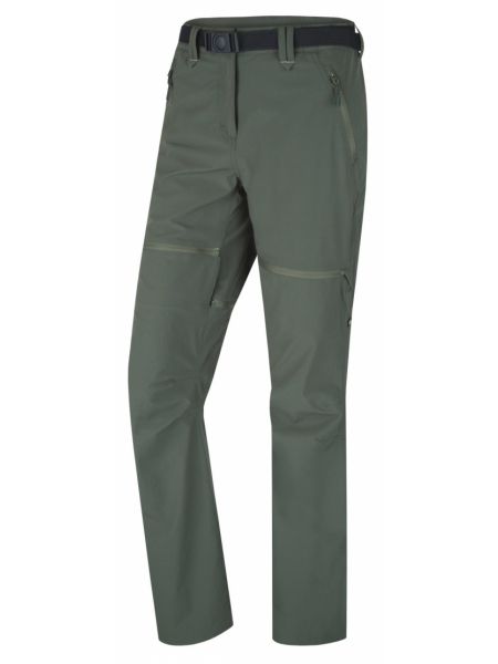 Spodnie ze stretchem Husky zielone