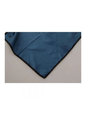 Pañuelo de seda Dolce & Gabbana azul