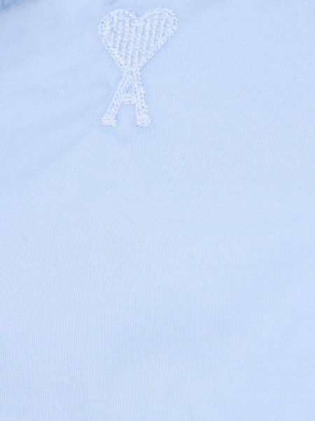 Camisa de cachemir de algodón Ami Paris azul