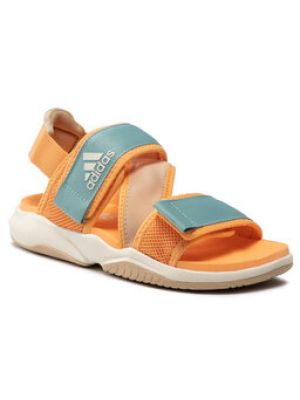 Sandály Adidas oranžové