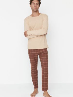 Kockované pyžamo Trendyol