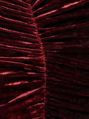 Mini suknele velvetinis Alexandre Vauthier raudona