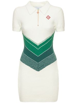 Mini šaty Casablanca zelená