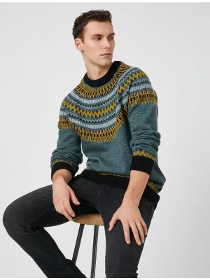 Sweter z okrągłym dekoltem bawełniane Koton
