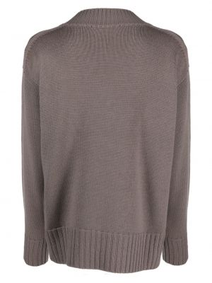 Pullover mit v-ausschnitt Drumohr grau