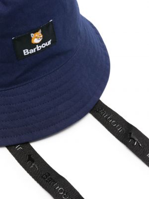 Oboustranný klobouk Barbour modrý