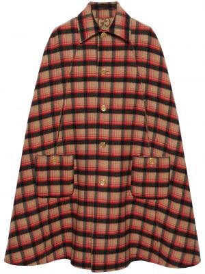 Palton cu imagine reversibil Gucci maro