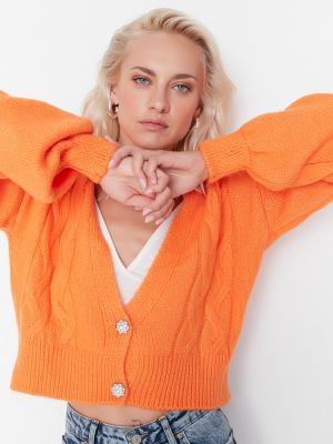 Megztinis Trendyol oranžinė