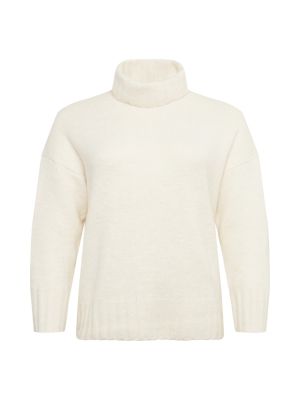 Пуловер Vero Moda Curve бяло