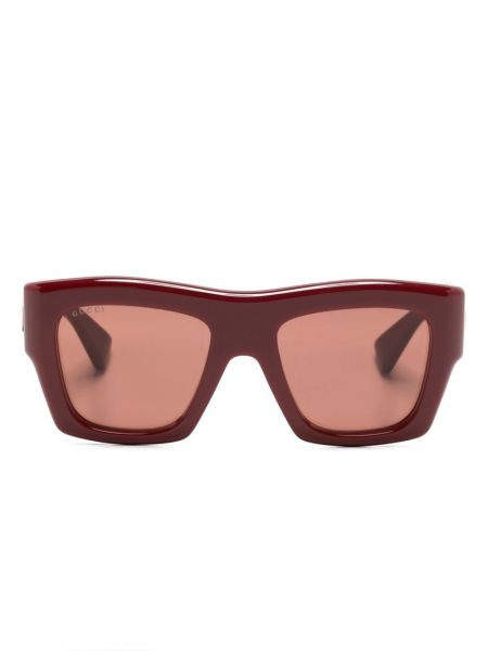 Okulary przeciwsłoneczne Gucci Eyewear czerwone