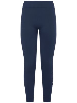 Jacquard leggings 's Max Mara kék