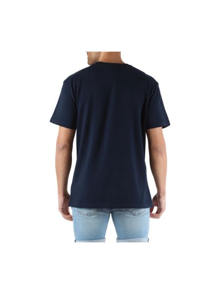 Camiseta de algodón Tommy Jeans azul