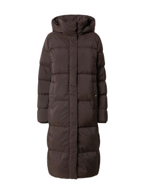 Priliehavý zimný kabát na zips s kapucňou S.oliver Black Label - čierna