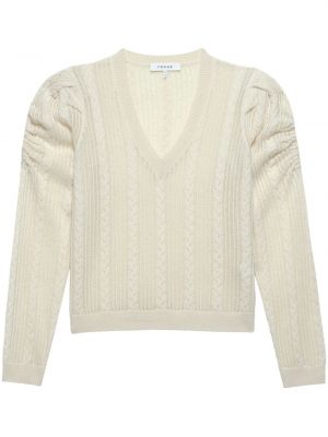 Sweter z kaszmiru Frame biały