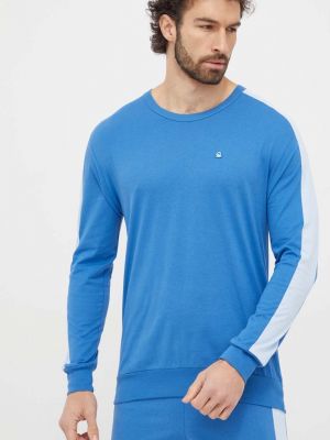Pijamale din bumbac United Colors Of Benetton albastru