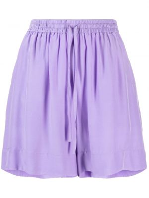 Shorts en soie P.a.r.o.s.h. violet