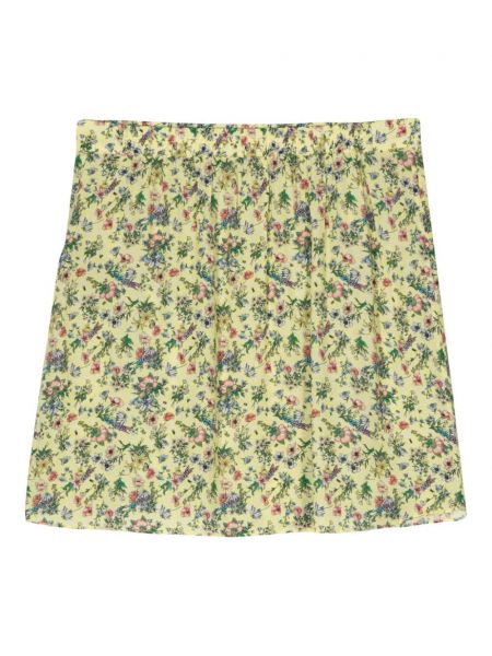 Květinové mini sukně s potiskem Zadig&voltaire žluté