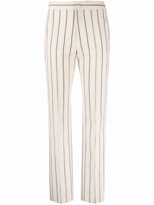 Pantaloni slim fit cu dungi cu imagine Isabel Marant