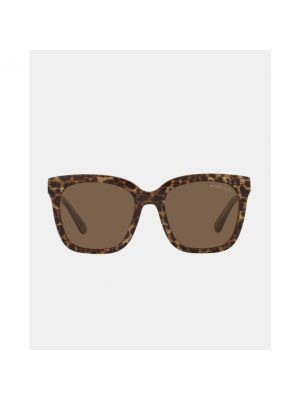 Gafas de sol con estampado animal print Michael Kors marrón