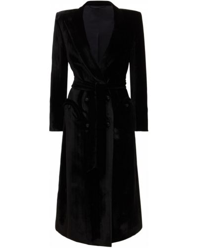 Černé viskózové midi šaty Blazé Milano