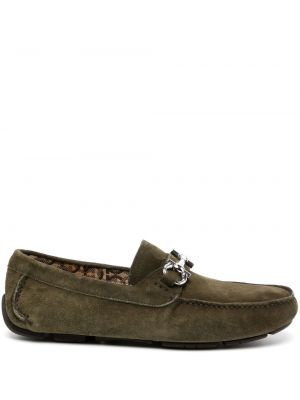 Loafers Salvatore Ferragamo grønn