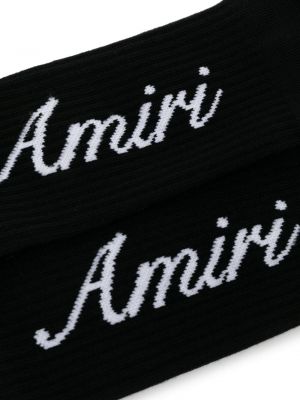 Pletené ponožky Amiri černé
