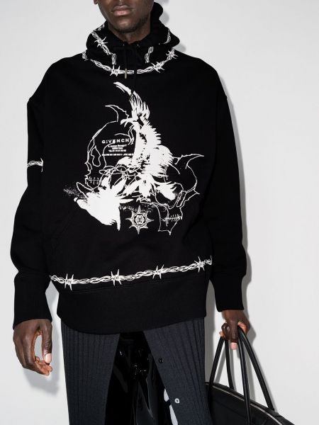 Mikina s kapucí s potiskem Givenchy