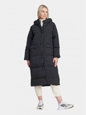 Laza szabású téli kabát Adidas fekete
