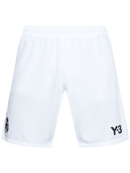 Shorts de sport avec applique Y-3 blanc
