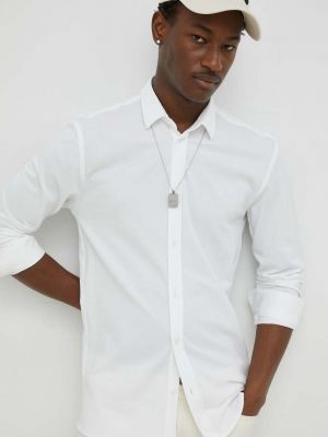 Bavlněné tričko Bruuns Bazaar bílé
