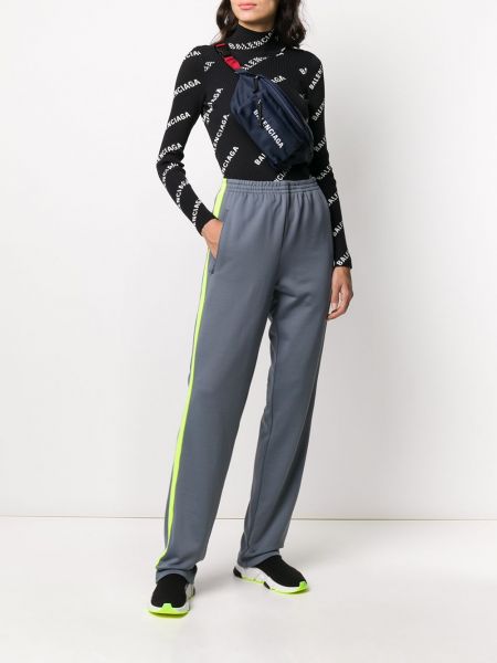 Pantalon classique slim Balenciaga gris