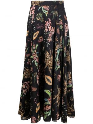 Květinové bavlněné dlouhá sukně s potiskem Charo Ruiz Ibiza