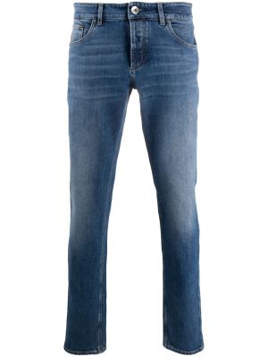 Slim fit skinny jeans Brunello Cucinelli blau