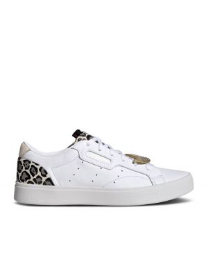 Леопардовые кроссовки Adidas белые