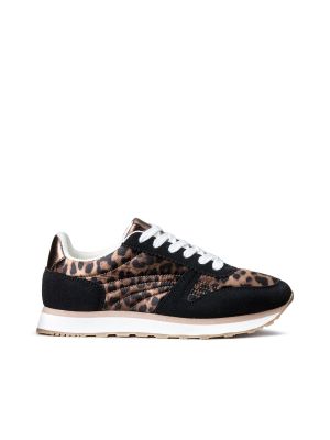 Zapatillas con estampado leopardo La Redoute Collections negro
