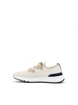 Sneakersy Brunello Cucinelli białe