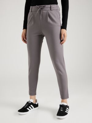 Pantaloni plissettati Only grigio