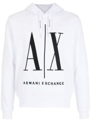 Kapučdžemperis ar izšuvumiem Armani Exchange