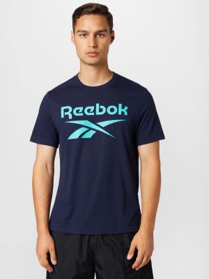 Спортна тениска Reebok Sport синьо
