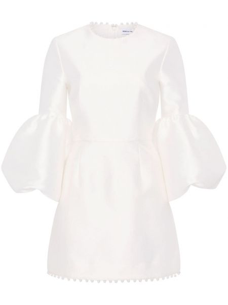 Κοκτέιλ φόρεμα με μαργαριτάρια Rebecca Vallance λευκό