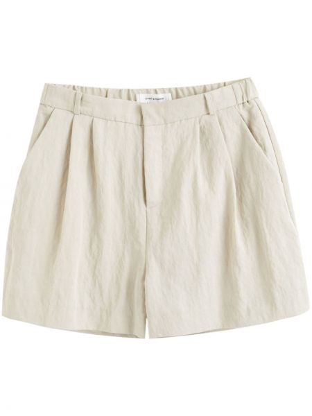 Shorts aus baumwoll mit plisseefalten Chinti & Parker beige