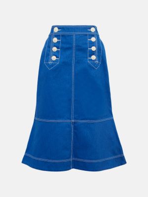 Džínsová sukňa Zimmermann modrá