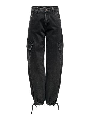 Pantaloni cu buzunare Only negru