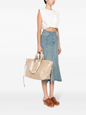 Leder shopper handtasche Isabel Marant