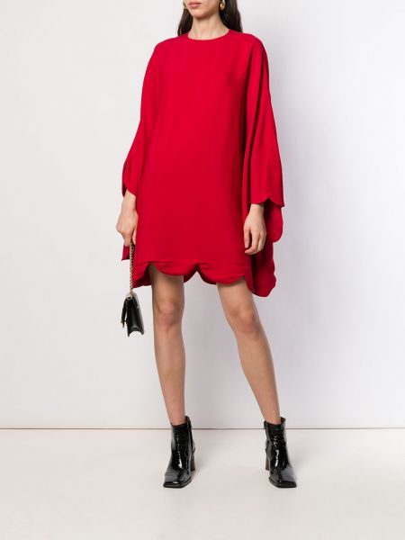 Mini vestido slim fit Valentino rojo