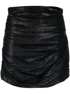 Viskózové sukně s vysokým pasem Gauge81 - černá
