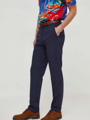 Вовняні штани Polo Ralph Lauren сині