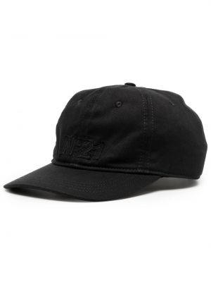 Haftowana czapka z daszkiem bawełniana N°21 czarna