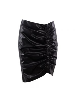 Mini spódniczka drapowana Karl Lagerfeld czarna
