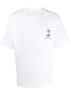 Памучна тениска с принт Samsøe Samsøe